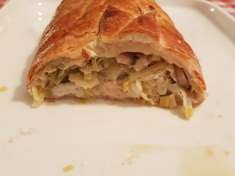 Cliquez pour zoomer ! Feuilleté saumon et poireaux Thermomix par valerie_44