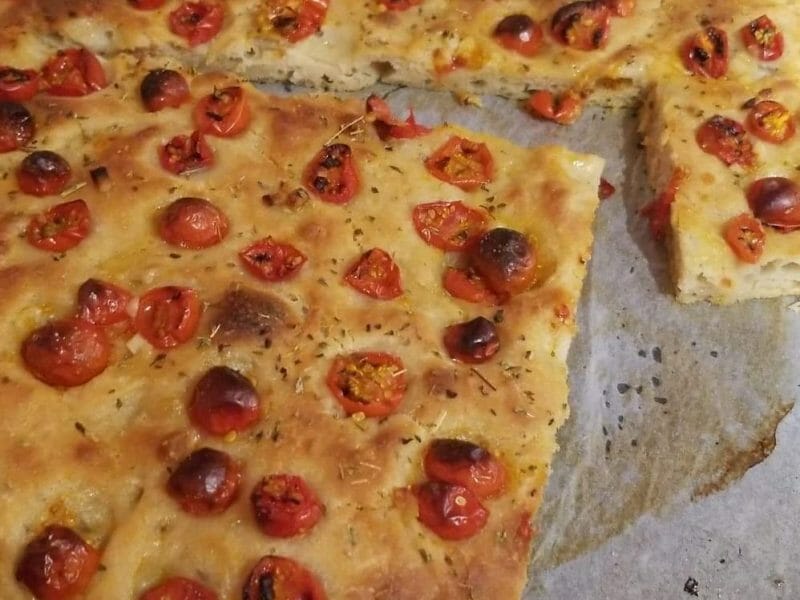 Cliquez pour zoomer ! Focaccia des Pouilles Thermomix par Doremi