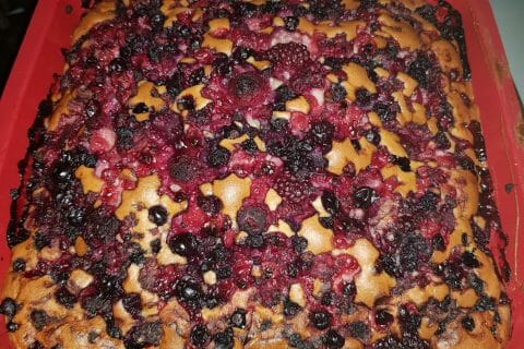 Cliquez pour zoomer ! Bublanina aux fruits rouges Thermomix par pauline3842