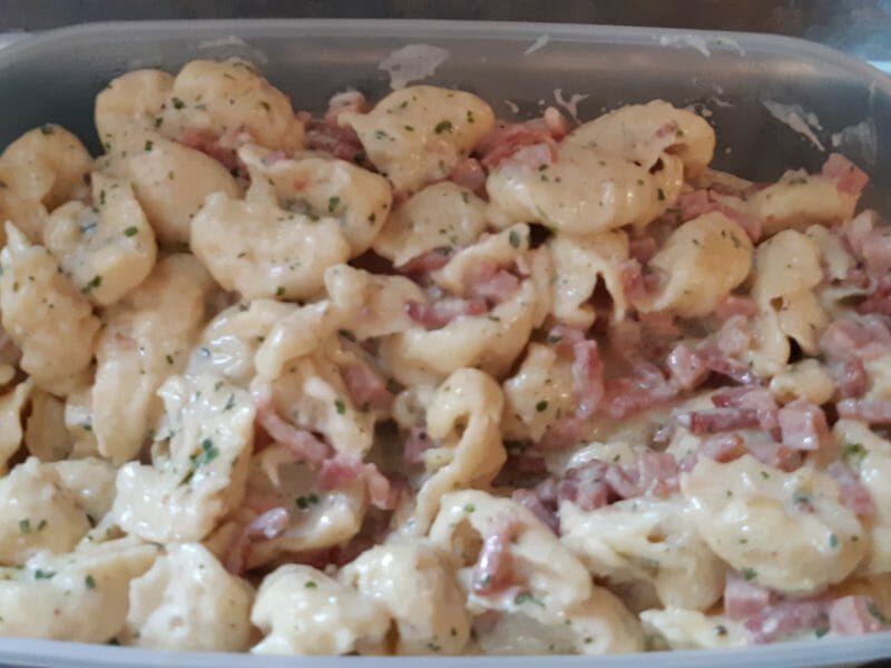 Cliquez pour zoomer ! Knepps à la crème et aux lardons Thermomix par Alsace67