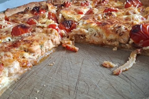 Cliquez pour zoomer ! Quiche poulet et tomates cerises Thermomix par Alsace67