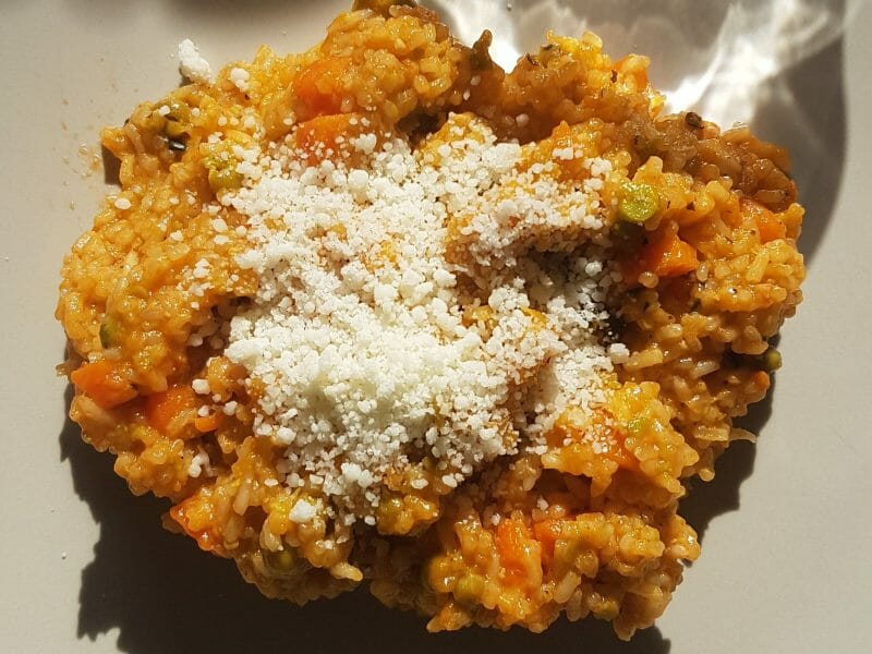 Cliquez pour zoomer ! Riz safrané aux petits légumes Thermomix par cycy31