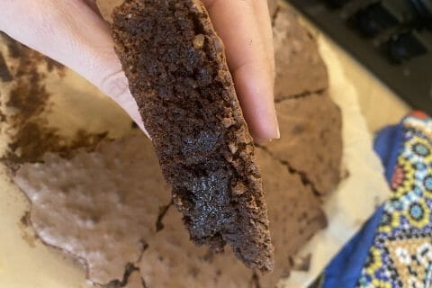 Cliquez pour zoomer ! Gâteau macaroné au chocolat Thermomix par cycy31