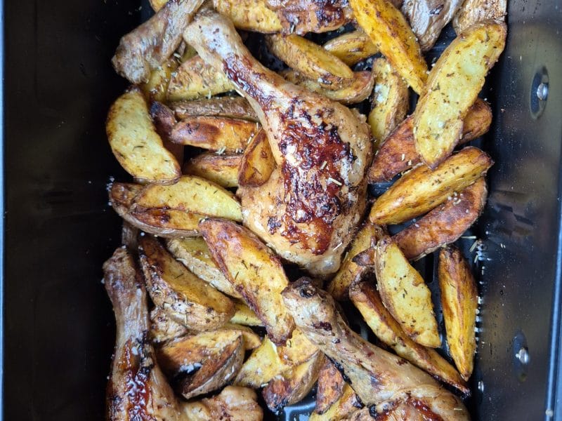 Cliquez pour zoomer ! Poulet tandoori et sauce raïta Thermomix par Nanie🍫