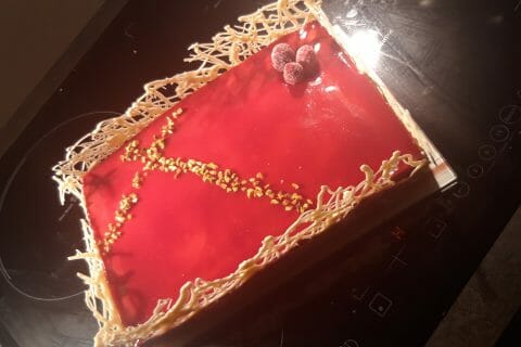 Cliquez pour zoomer ! Bavarois aux framboises Thermomix par Nanie🍫