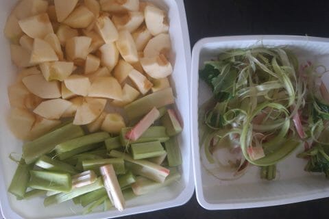 Cliquez pour zoomer ! Compote pomme rhubarbe à la vanille Thermomix par Nanie🍫