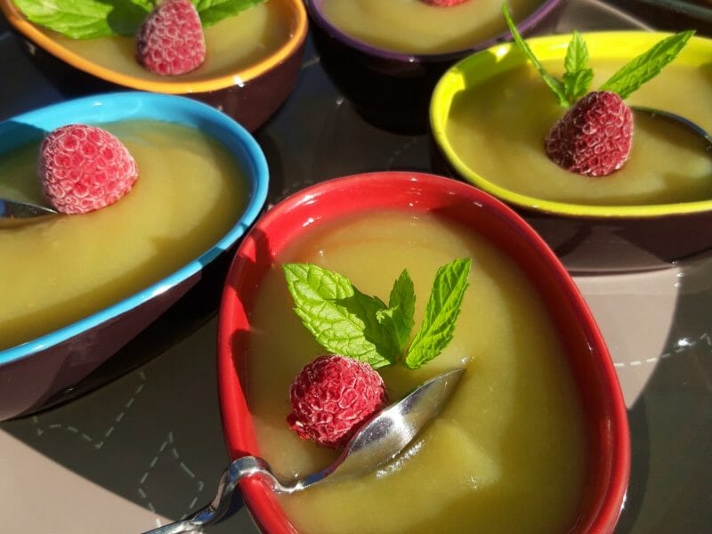 Cliquez pour zoomer ! Compote pomme rhubarbe à la vanille Thermomix par Nanie🍫