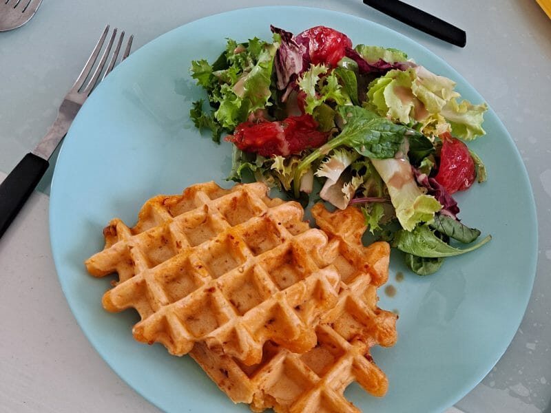 Cliquez pour zoomer ! Gaufres au chorizo Thermomix par Nanie🍫