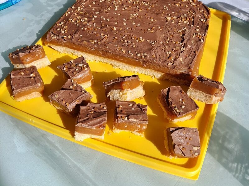 Cliquez pour zoomer ! Millionnaire shortbreads Thermomix par Nanie🍫