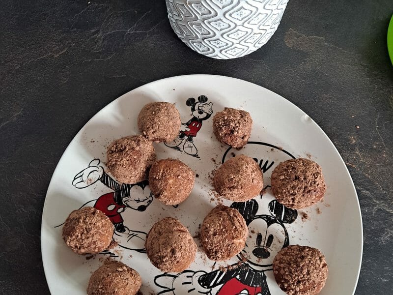 Cliquez pour zoomer ! Truffes au tiramisu Thermomix par Nanie🍫