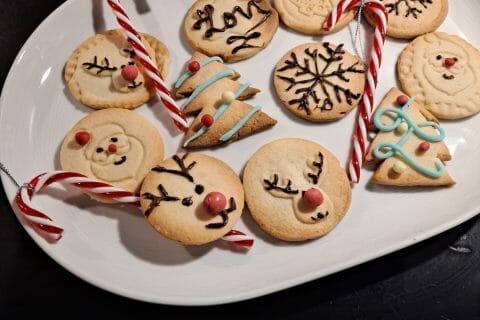 Cliquez pour zoomer ! Sablés rennes de Noël Thermomix par Nanie🍫