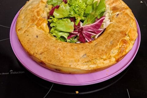 Cliquez pour zoomer ! Cake chèvre, noisettes et lardons Thermomix par Nanie🍫