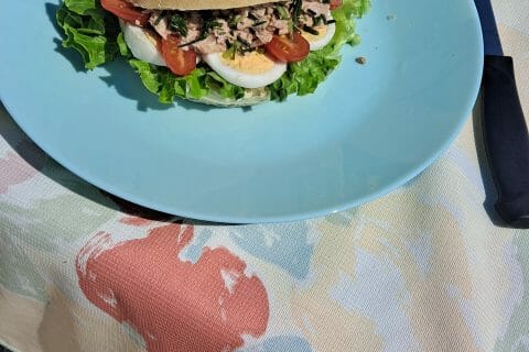 Cliquez pour zoomer ! Pain bagnat Thermomix par Nanie🍫