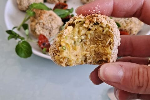 Cliquez pour zoomer ! Boulettes pois chiches et courgettes Thermomix par Nanie🍫