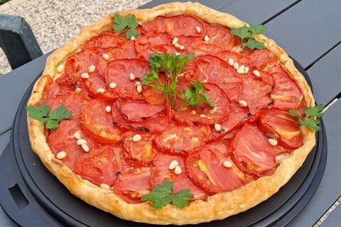 Cliquez pour zoomer ! Tarte tomates et amandes Thermomix par Nanie🍫