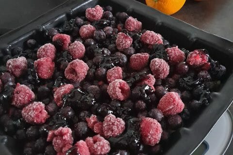 Cliquez pour zoomer ! Gâteau aux myrtilles façon crumble Thermomix par Nanie🍫