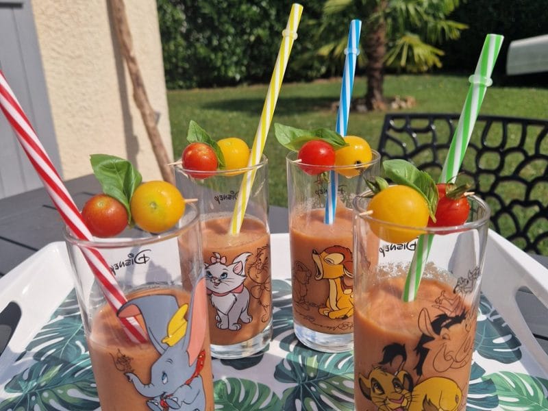 Cliquez pour zoomer ! Gaspacho Andalou Thermomix par Nanie🍫