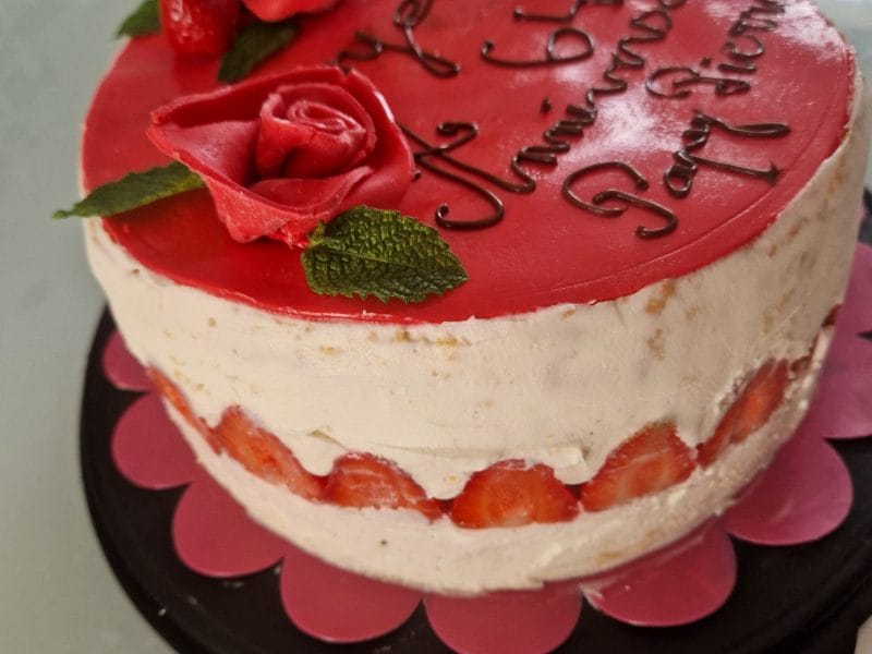 Cliquez pour zoomer ! Shortcake aux fraises Thermomix par Nanie🍫