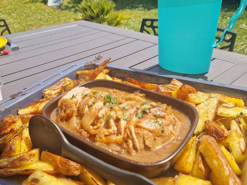 Cliquez pour zoomer ! Roti de porc sauce échalote Thermomix par Nanie🍫