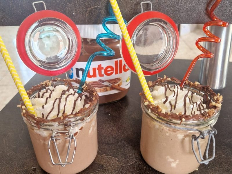 Cliquez pour zoomer ! Milk-shake Nutella Thermomix par Nanie🍫