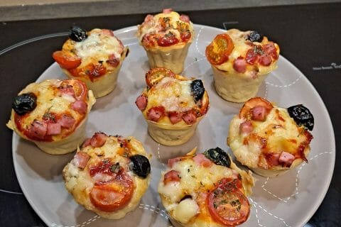 Cliquez pour zoomer ! Muffins salés façon pizza Thermomix par Nanie🍫