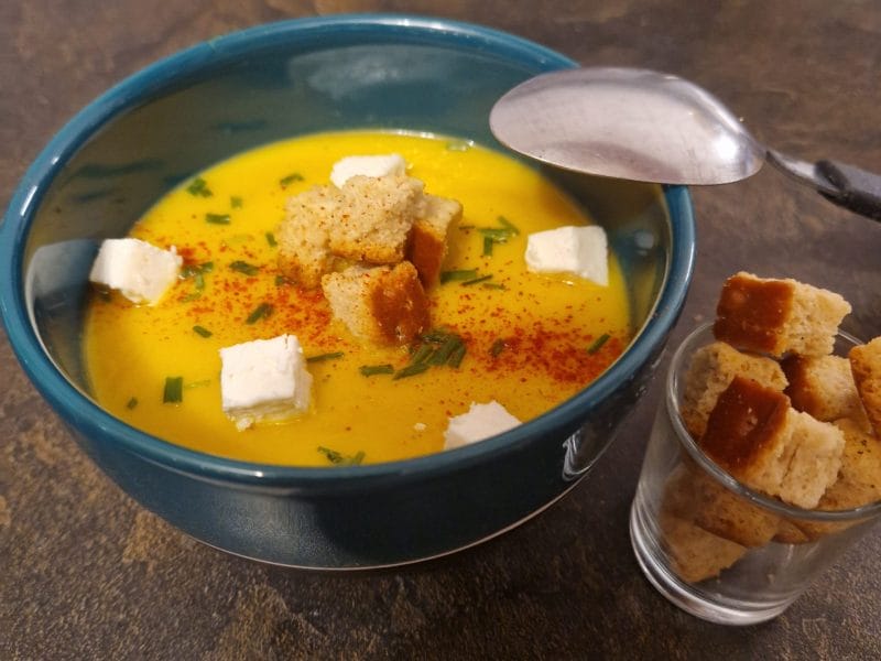 Cliquez pour zoomer ! Velouté de radis noir et carottes Thermomix par Nanie🍫