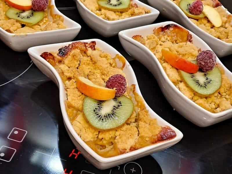 Cliquez pour zoomer ! Crumble au kaki Thermomix par Nanie🍫