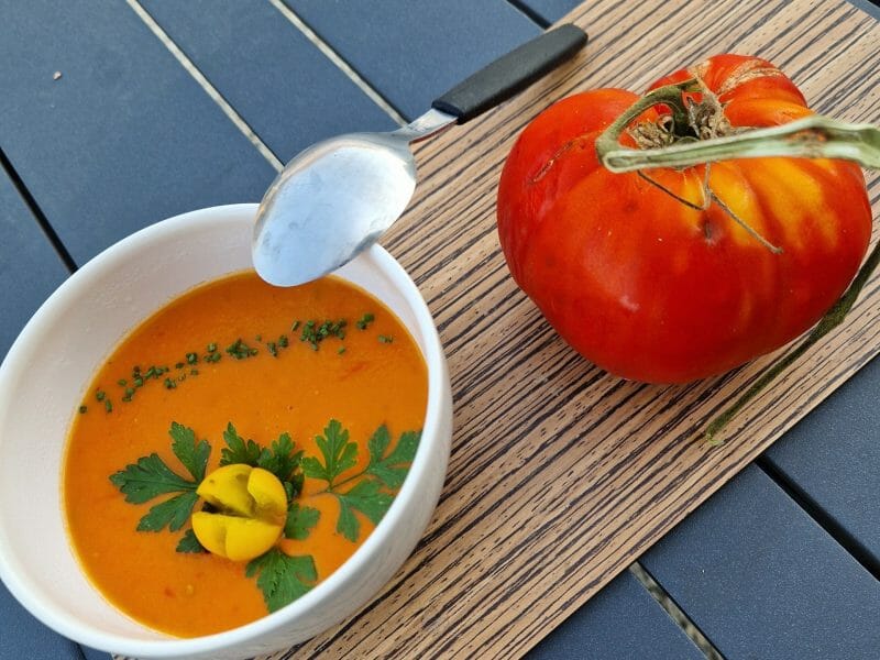 Cliquez pour zoomer ! Velouté de tomate Thermomix par Nanie🍫
