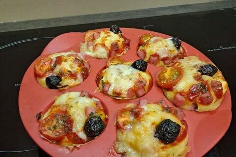 Cliquez pour zoomer ! Muffins salés façon pizza Thermomix par Nanie🍫