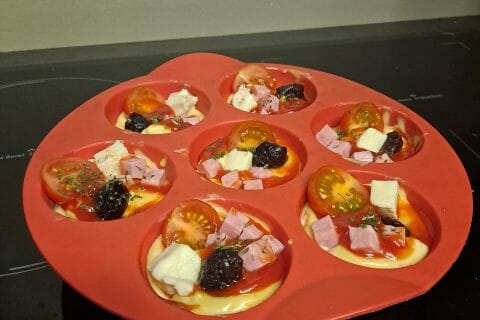 Cliquez pour zoomer ! Muffins salés façon pizza Thermomix par Nanie🍫