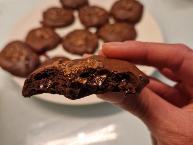 Cliquez pour zoomer ! Cookies brownies Thermomix par Nanie🍫
