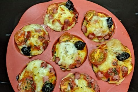 Cliquez pour zoomer ! Muffins salés façon pizza Thermomix par Nanie🍫