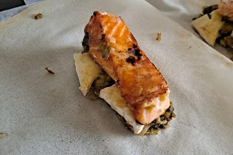 Cliquez pour zoomer ! Brick de saumon et poireaux Thermomix par Nanie🍫