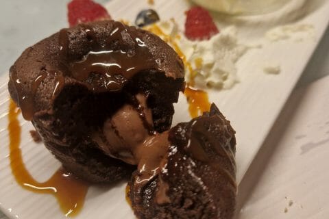 Cliquez pour zoomer ! Moelleux au chocolat cœur fondant Thermomix par Nanie🍫