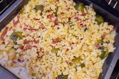 Cliquez pour zoomer ! Gratin de choux de Bruxelles au comté Thermomix par Nanie🍫