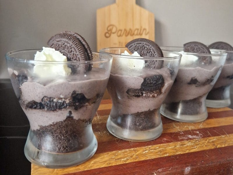 Cliquez pour zoomer ! Crème dessert Oréo Thermomix par Nanie🍫