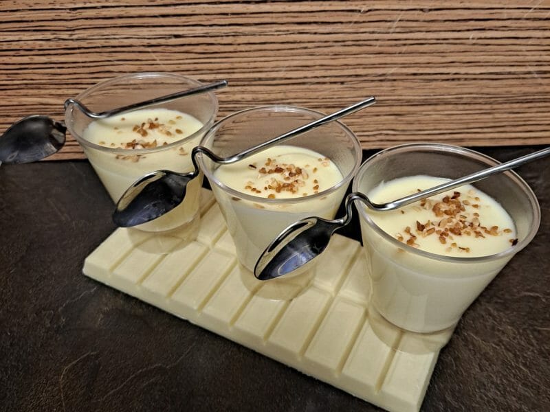 Cliquez pour zoomer ! Crème dessert au chocolat blanc Thermomix par Nanie🍫
