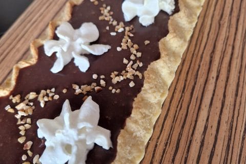 Cliquez pour zoomer ! Tarte aux carambars Thermomix par Nanie🍫