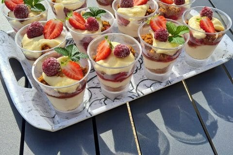 Cliquez pour zoomer ! Tiramisu aux framboises et spéculoos Thermomix par Nanie🍫