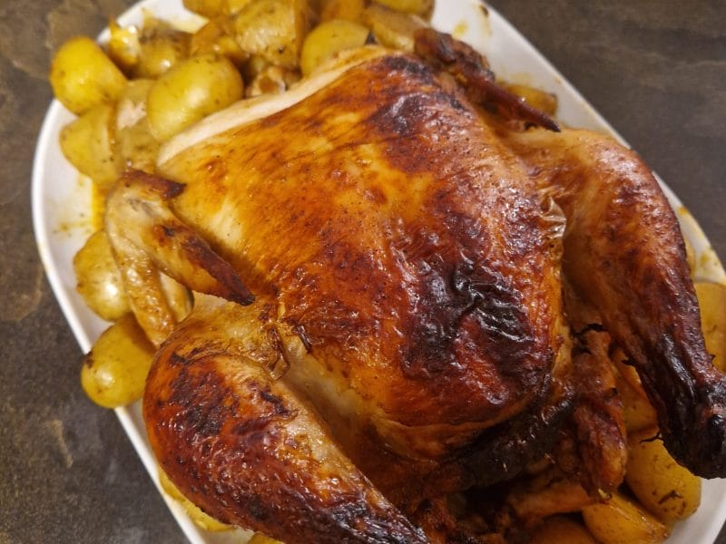 Cliquez pour zoomer ! Poulet rôti – Pollo a la brasa Thermomix par Nanie🍫