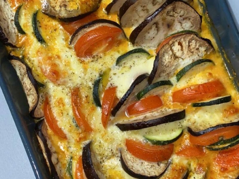 Cliquez pour zoomer ! Tian de légumes et mozarella Thermomix par lea_34