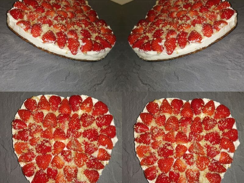 Cliquez pour zoomer ! Tarte aux fraises sans cuisson Thermomix par elodie_31340