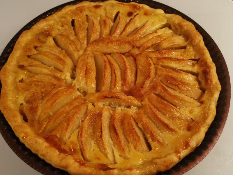 Cliquez pour zoomer ! Tarte aux pommes alsacienne Thermomix par elodie_31340