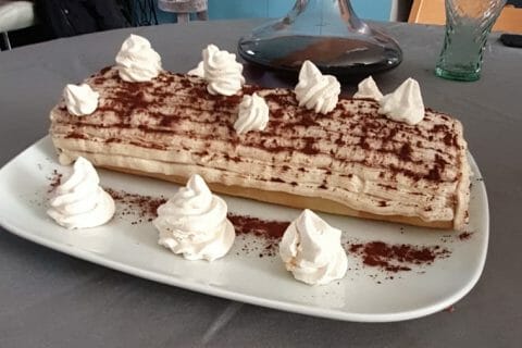 Cliquez pour zoomer ! Bûche Tiramisu Thermomix par amandine0912