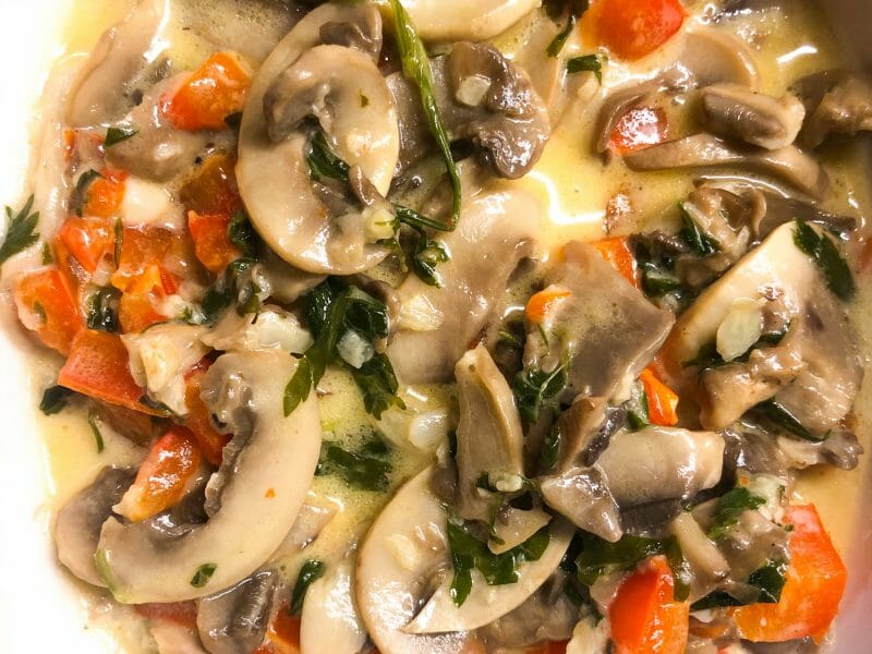 Cliquez pour zoomer ! Champignons à l’ail Thermomix par safou