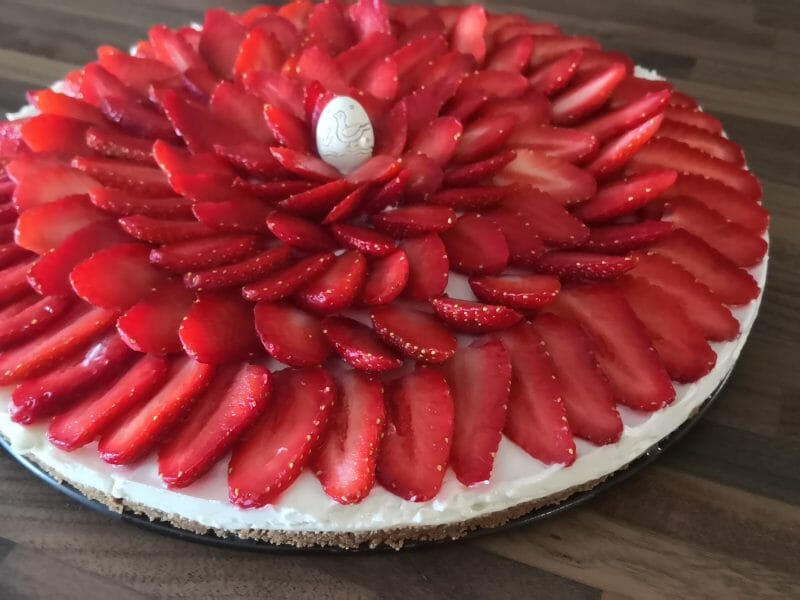 Cliquez pour zoomer ! Tarte aux fraises sans cuisson Thermomix par sonia8517