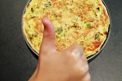 Cliquez pour zoomer ! Quiche Poireaux et Saumon Thermomix par helenav29