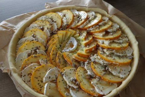 Cliquez pour zoomer ! Tarte courgettes, chèvre et pignons de pin Thermomix par li_3