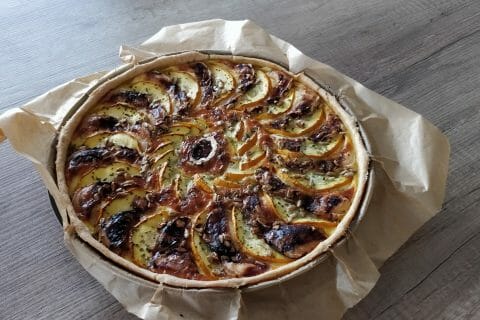 Cliquez pour zoomer ! Tarte courgettes, chèvre et pignons de pin Thermomix par li_3