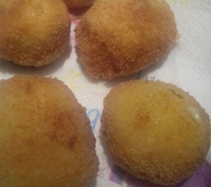 Cliquez pour zoomer ! Croquettes de pommes de terre à la mozzarella Thermomix par Orelye